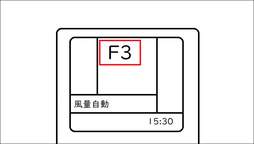 エラーコード「F3」